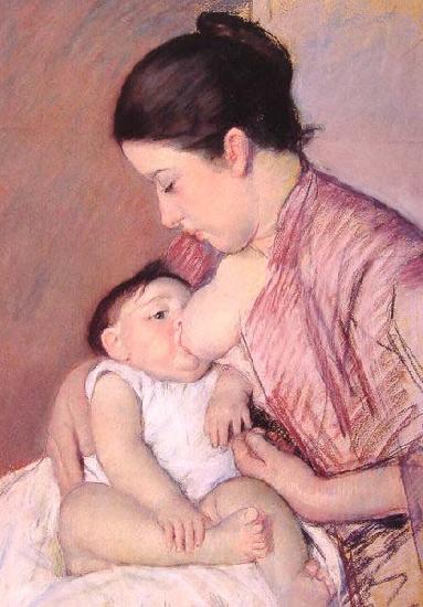 Mary Cassatt Maternite Norge oil painting art